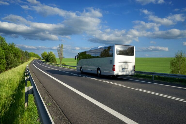 white-bus